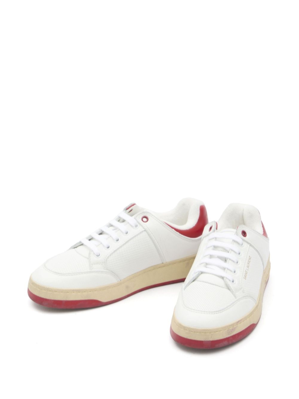 SL/61 two-tone leather sneakers - 4