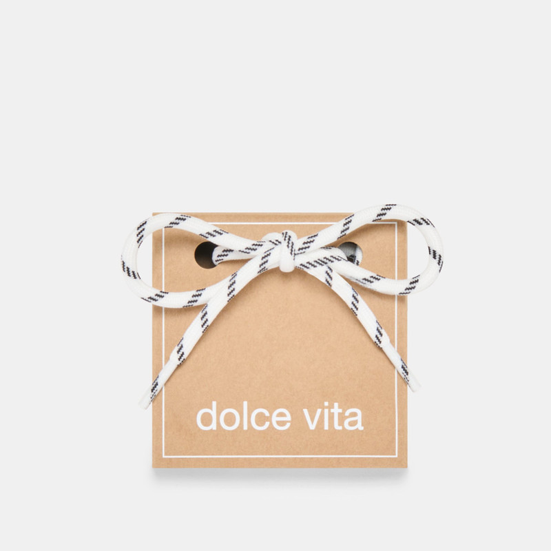 TICK MARK CORD LACE WHITE MULTI 1