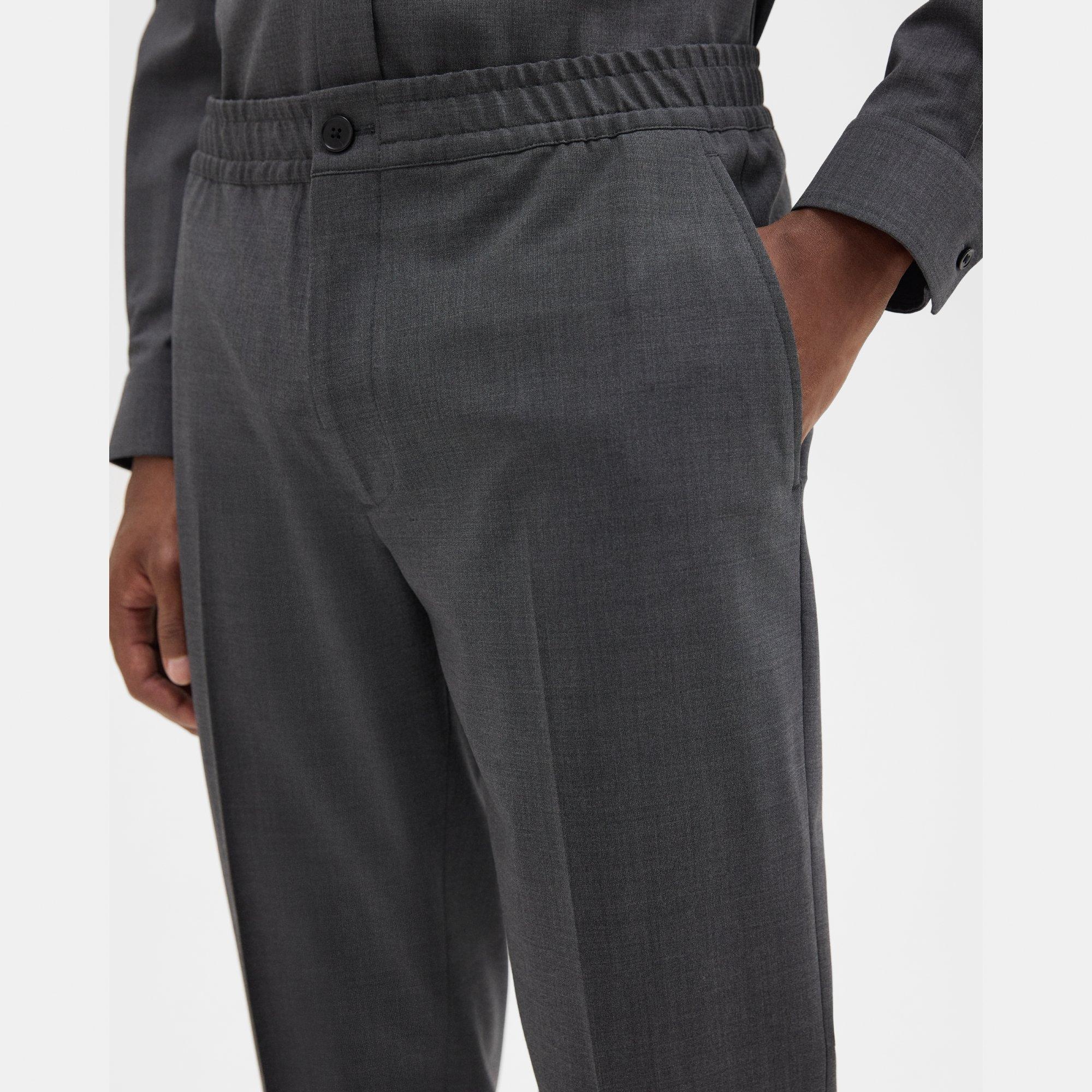 Larin Drawstring Pant in Stretch Wool - 5