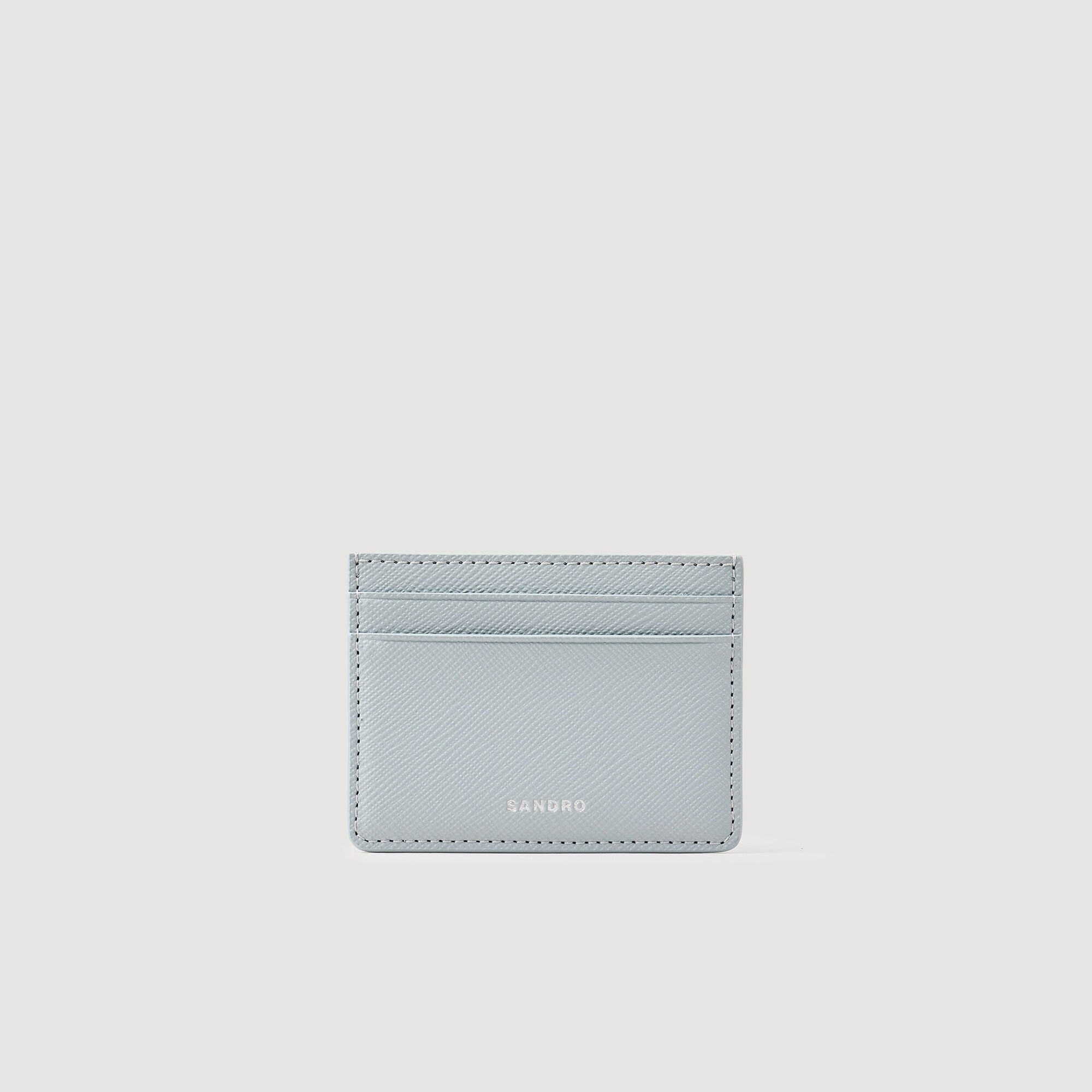 RECONSTITUTED LEATHER CARDHOLDER - 1