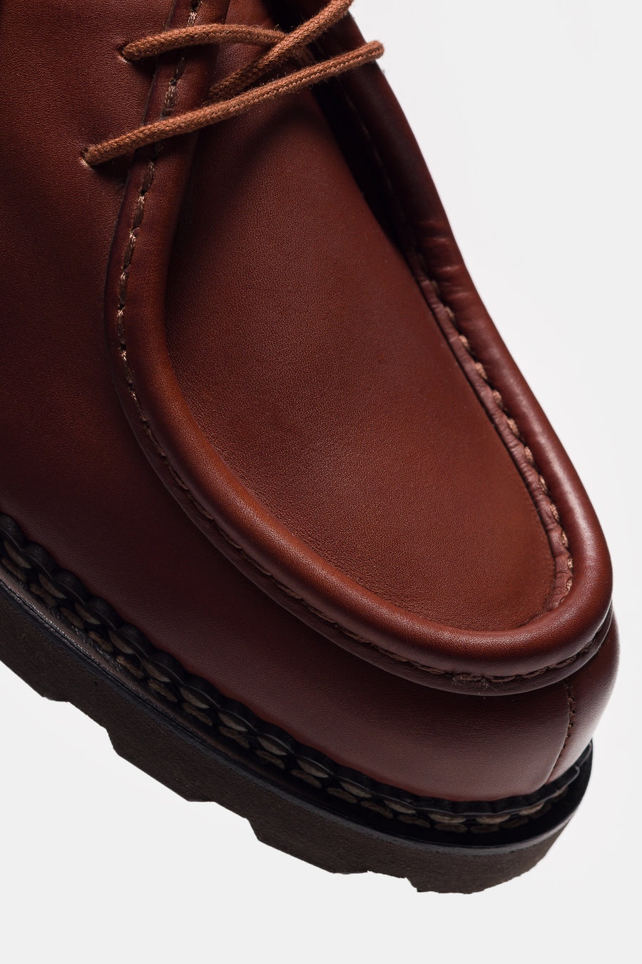 Michael Moc Lace-Up Shoe in Maroon - 7