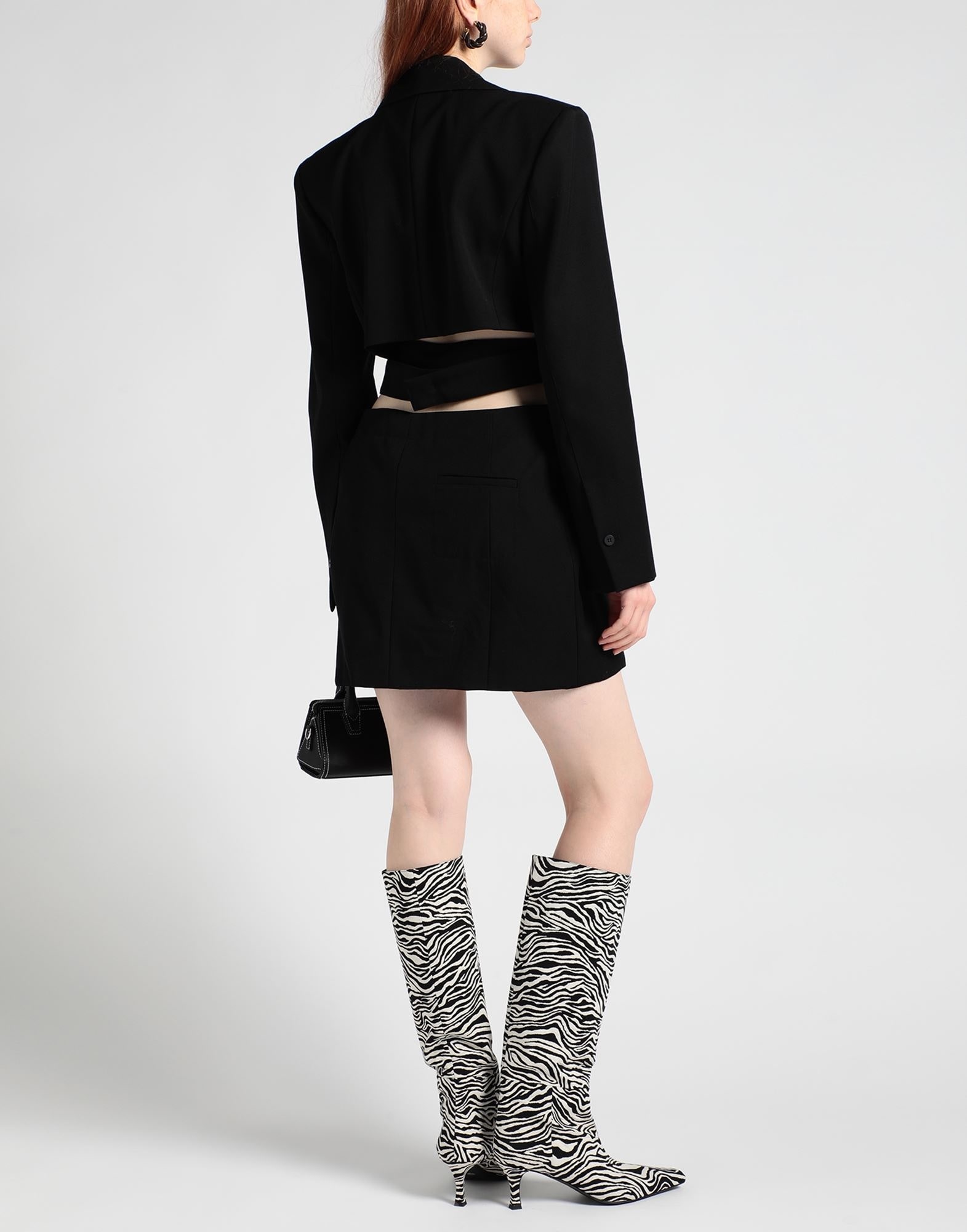 Black Women's Blazer Dress - 4