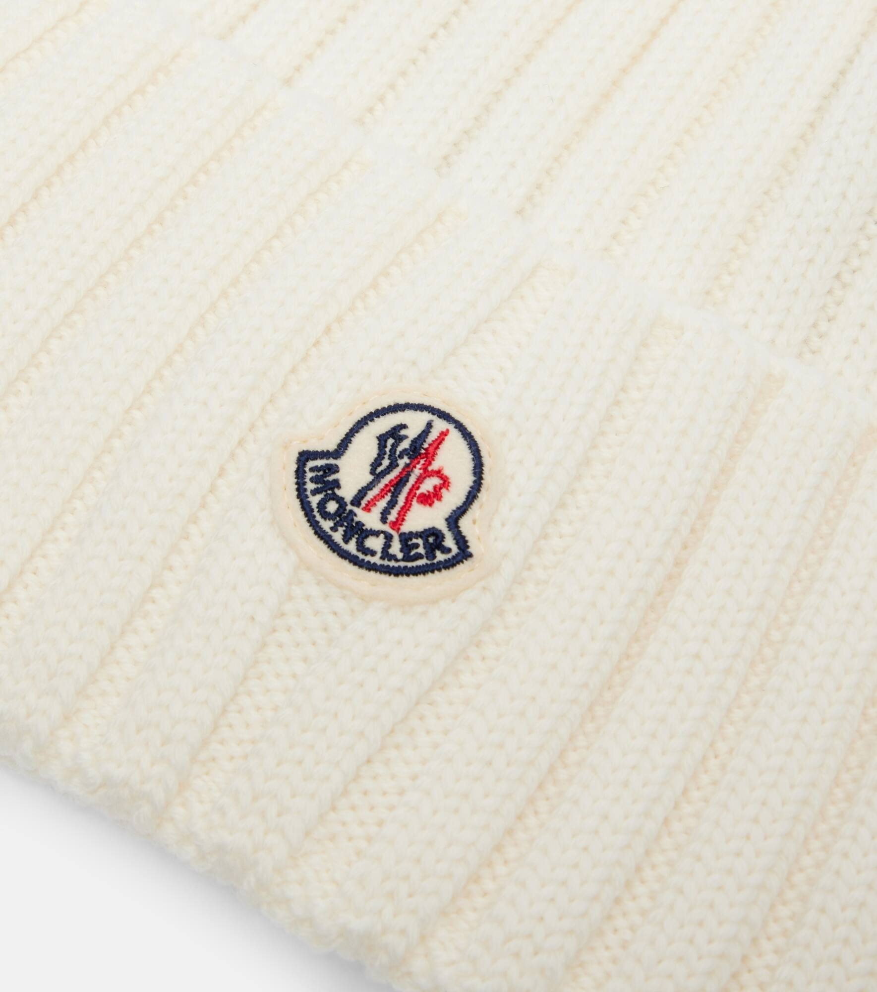 Logo virgin wool beanie - 3