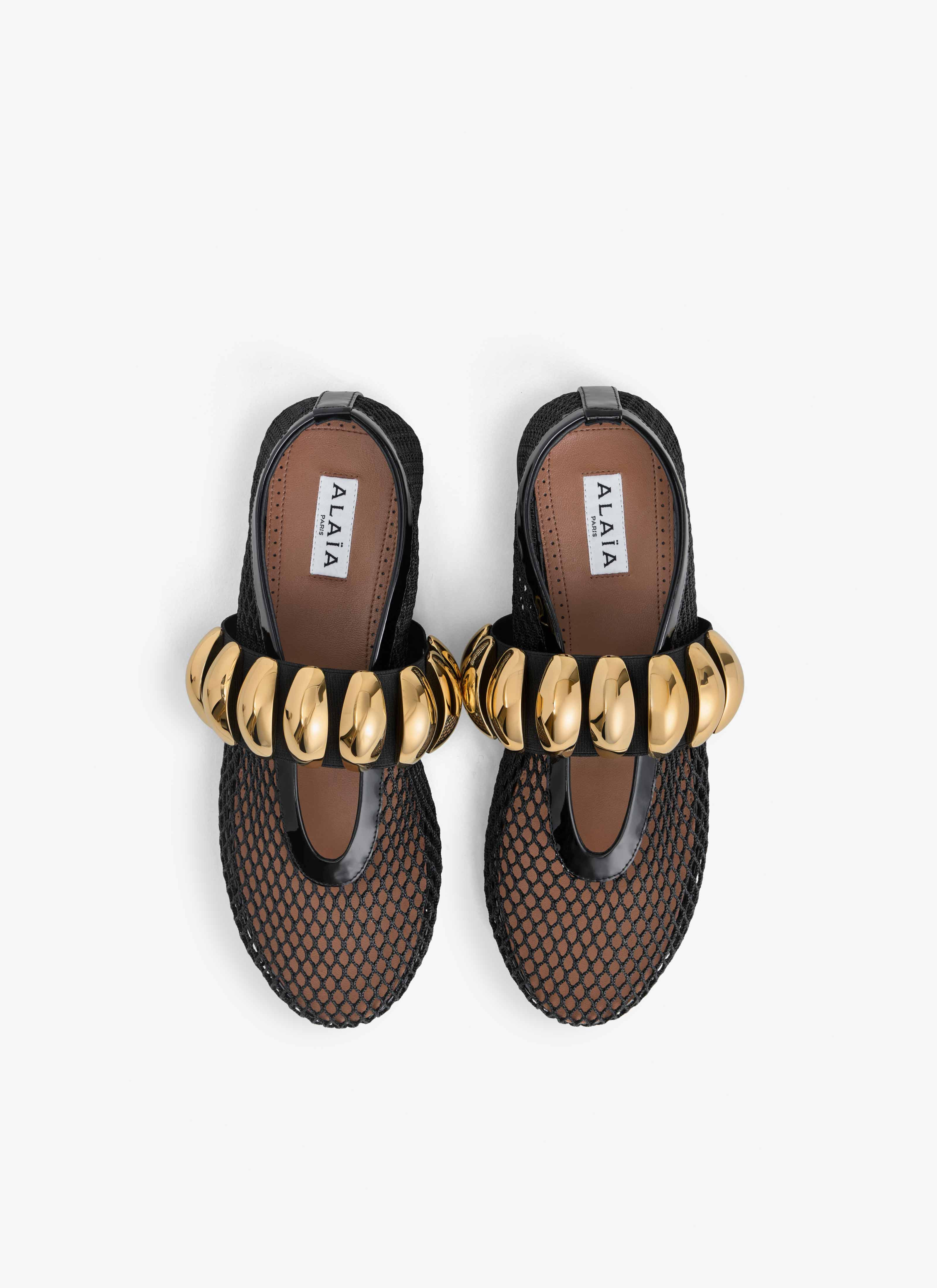 JEWEL BALLET FLATS IN FISHNET - 3