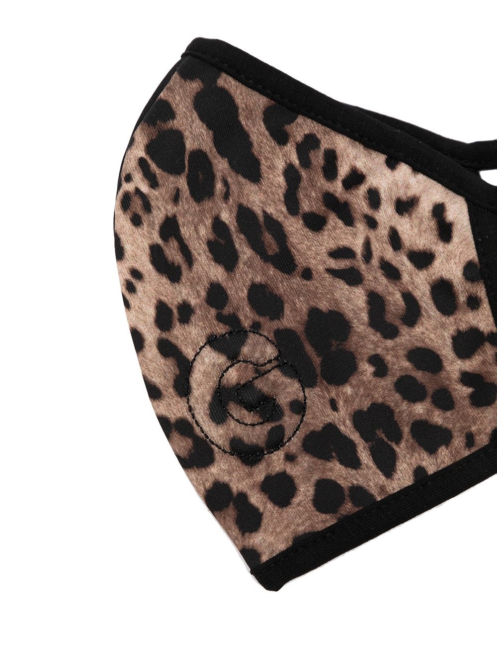 leopard-print face mask - 3