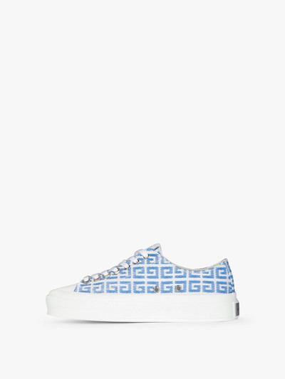 Givenchy CITY SNEAKERS IN 4G JACQUARD outlook