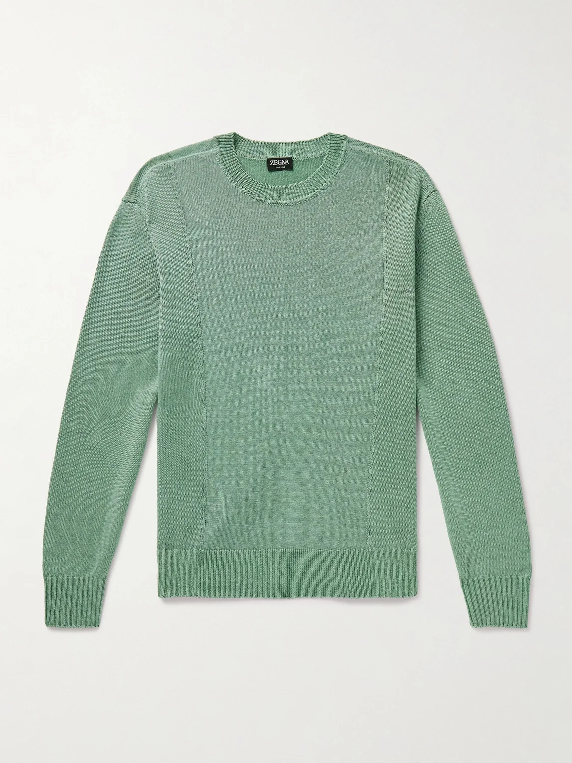 Linen and Silk-Blend Sweater - 1