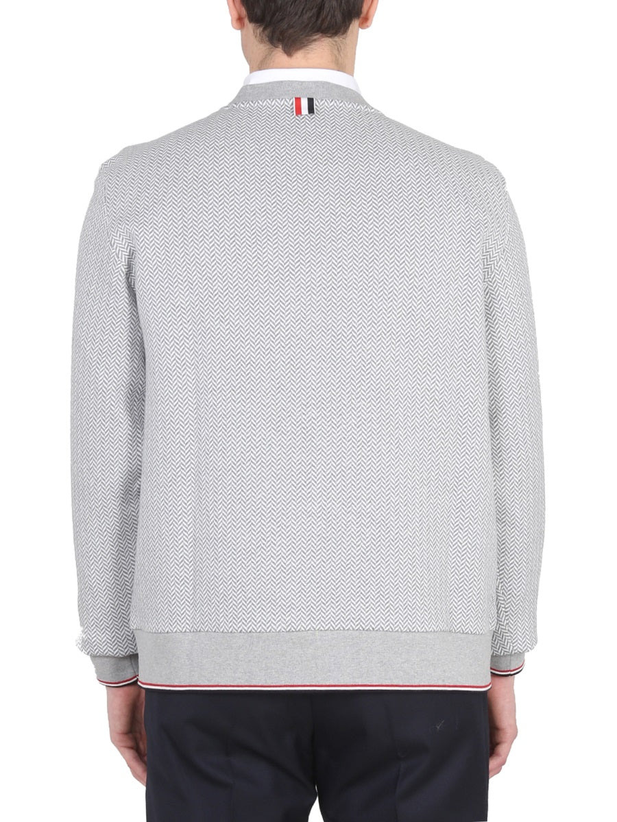 Thom Browne Men Herringbone Jersey - 3
