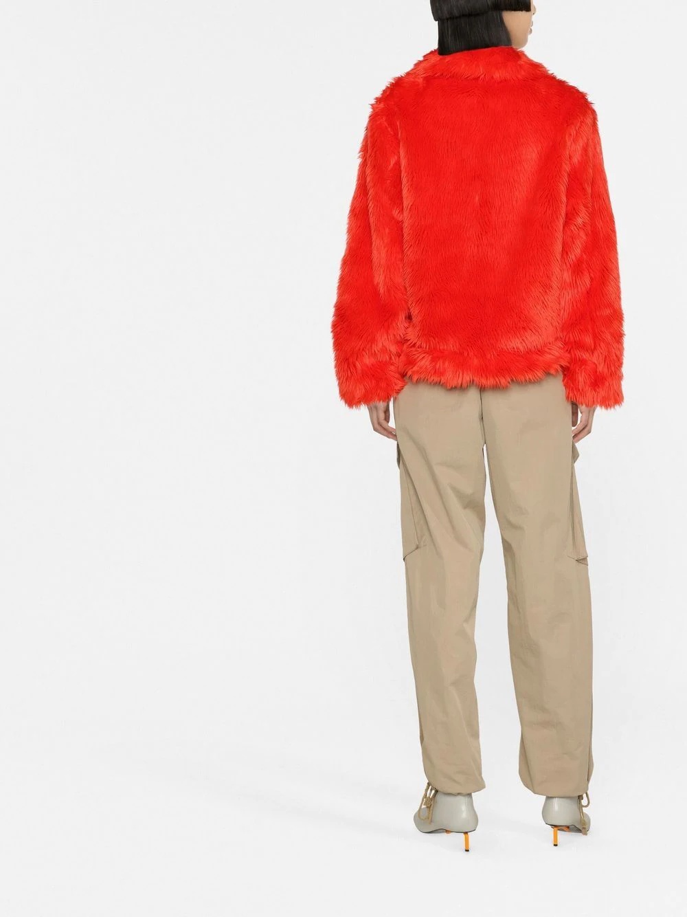 faux-fur jacket - 4