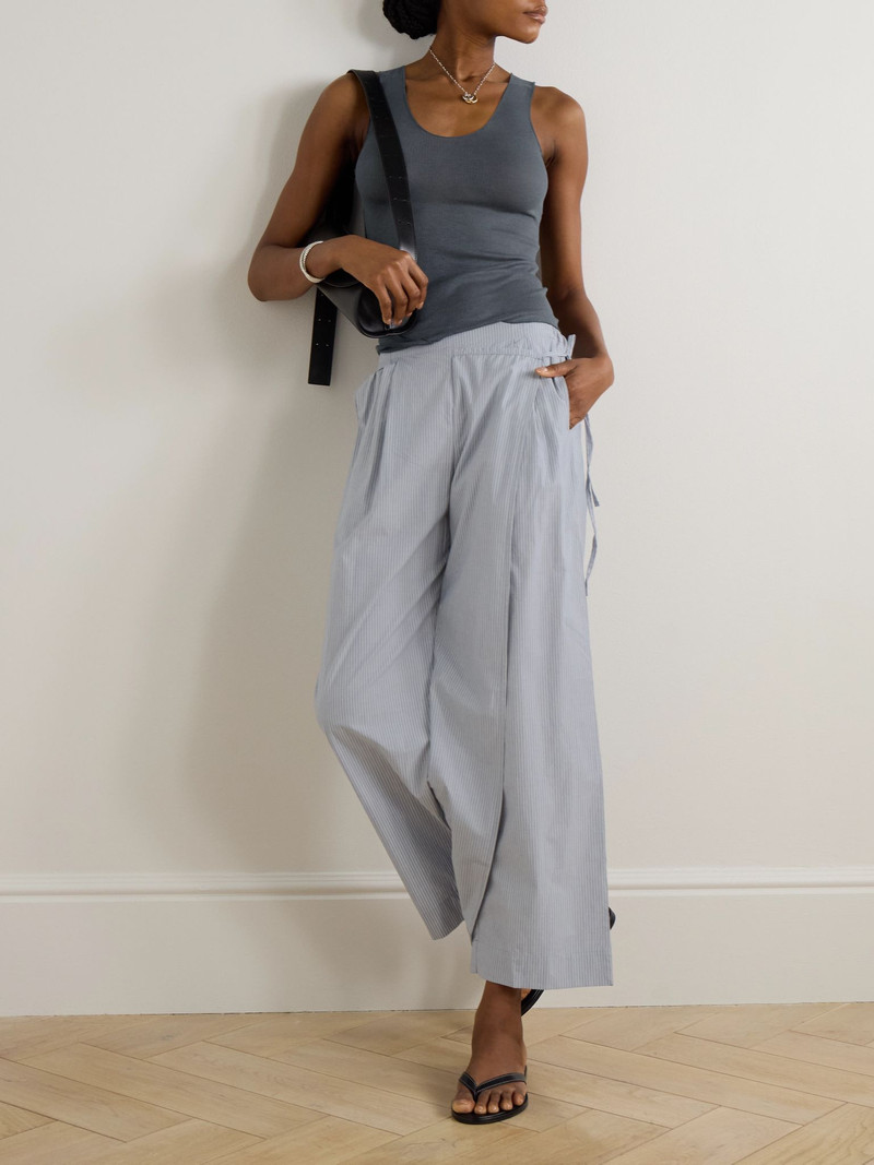 DEIJI STUDIOS Ribbed-knit tank Gray outlook