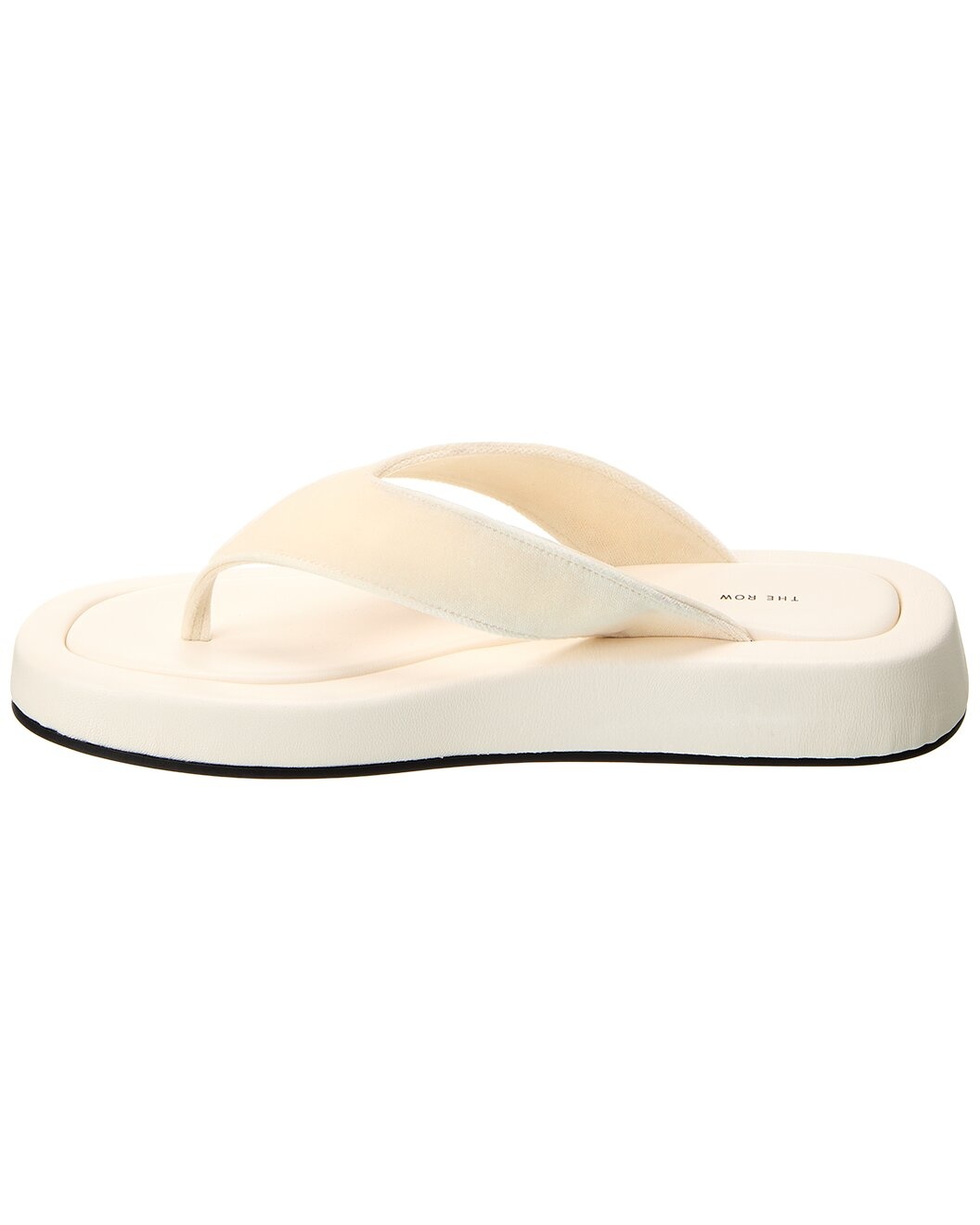 The Row Ginza Velvet Platform Sandal - 2