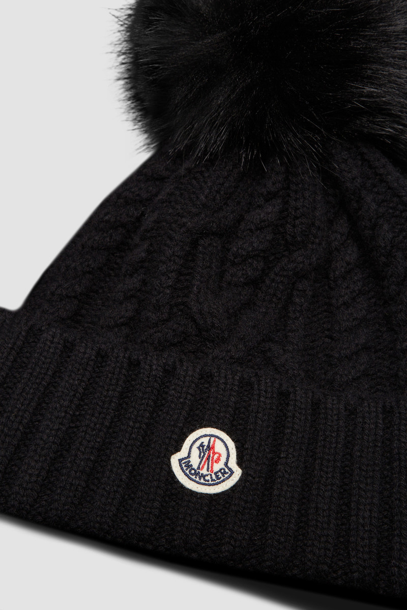 Cashmere Beanie with Pom Pom 3