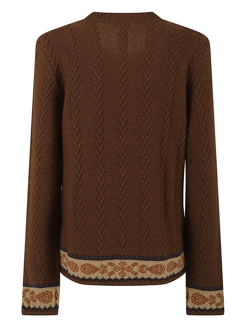 Etro cable-knit top outlook
