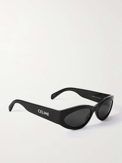 CELINE Monochroms cat-eye acetate sunglasses outlook