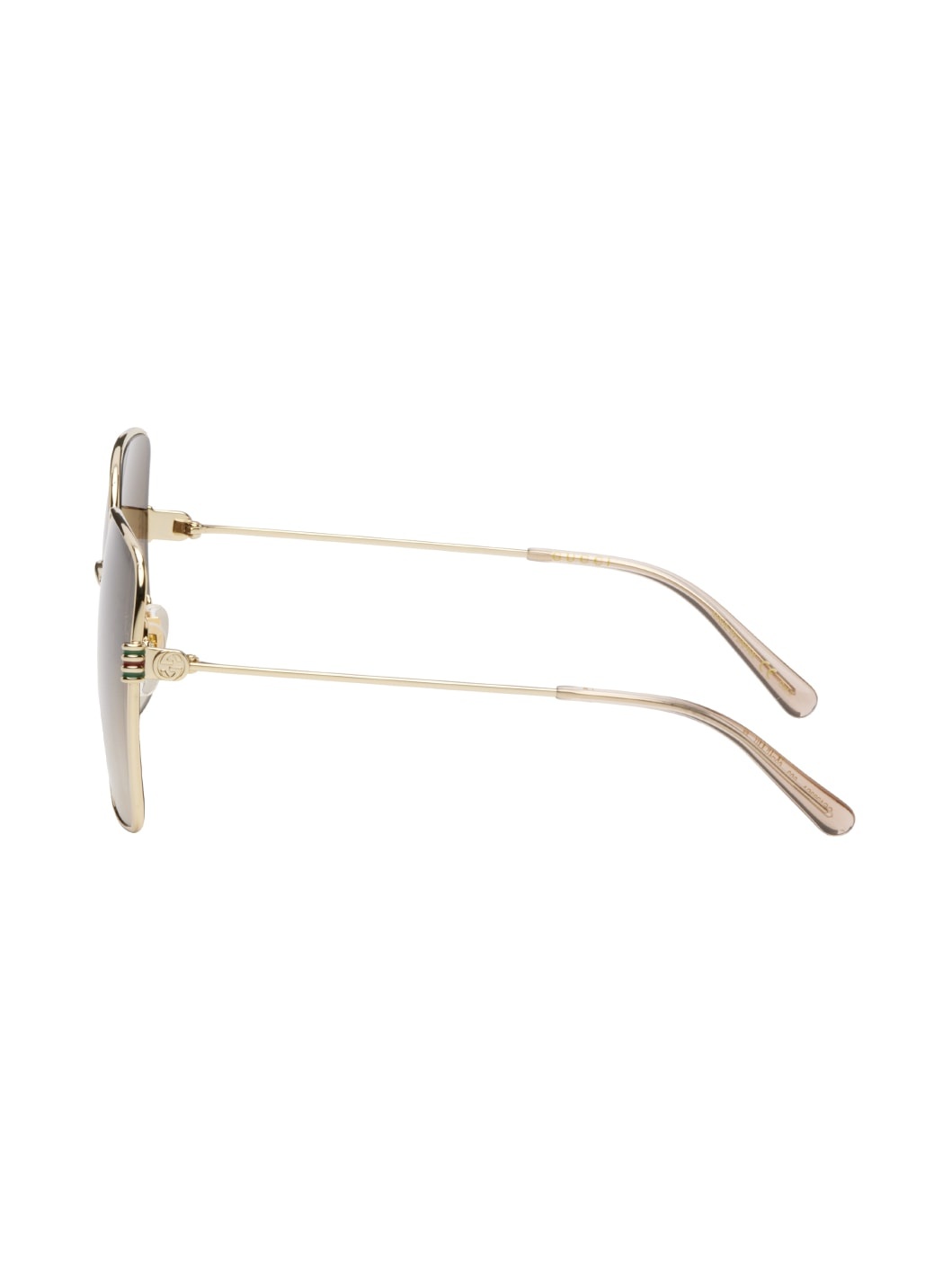 Gold Square Sunglasses - 3