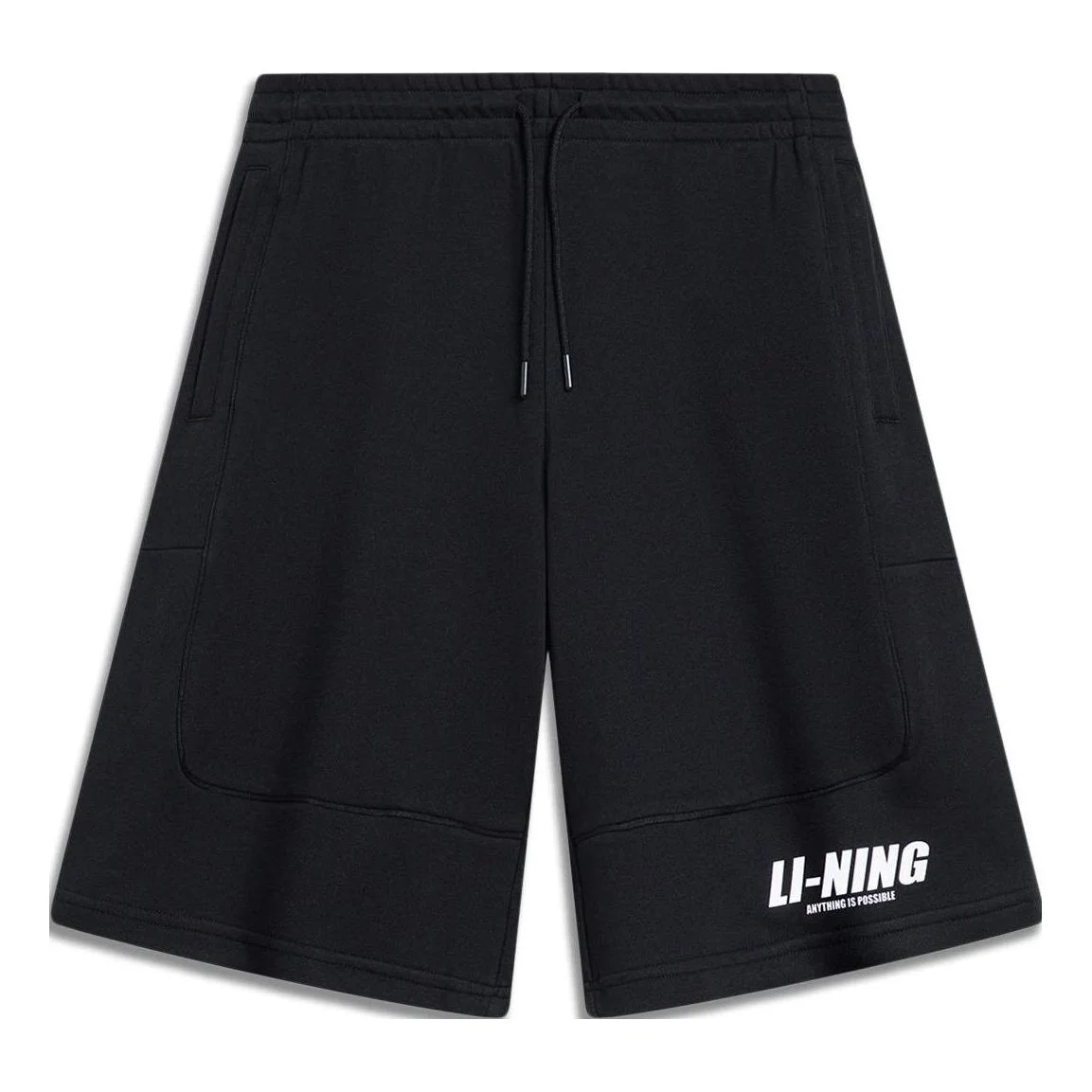 Li-Ning Skateboarding Graphic Shorts 'Black' AKST599-4 - 1