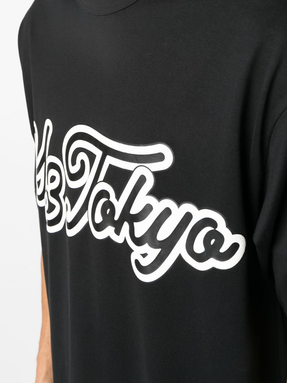GFX S/S logo-flocked T-shirt - 5