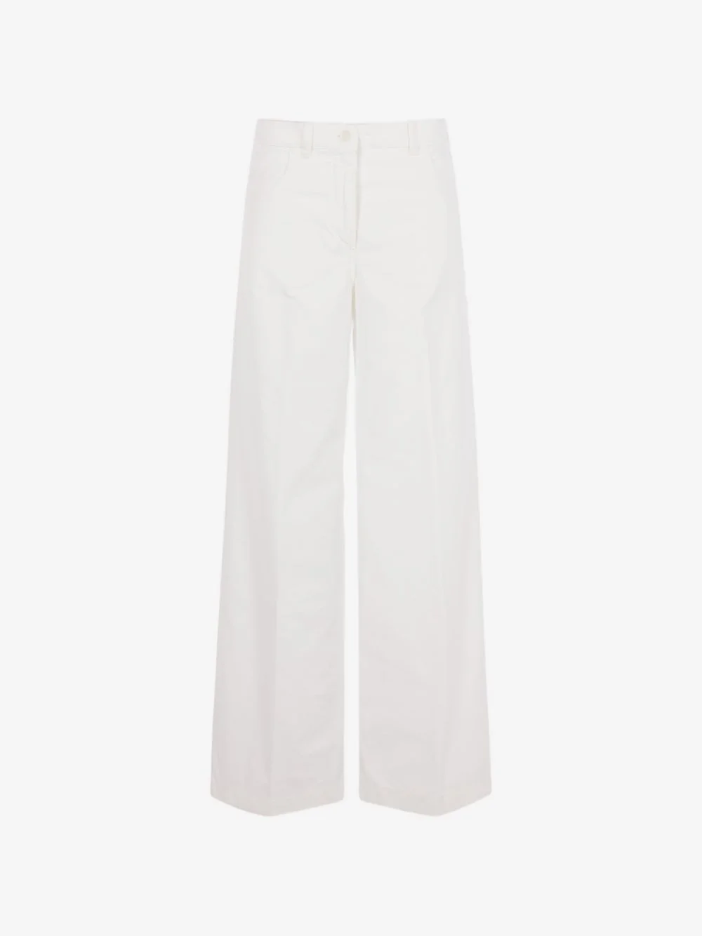 corduroy wide-leg trousers - 1