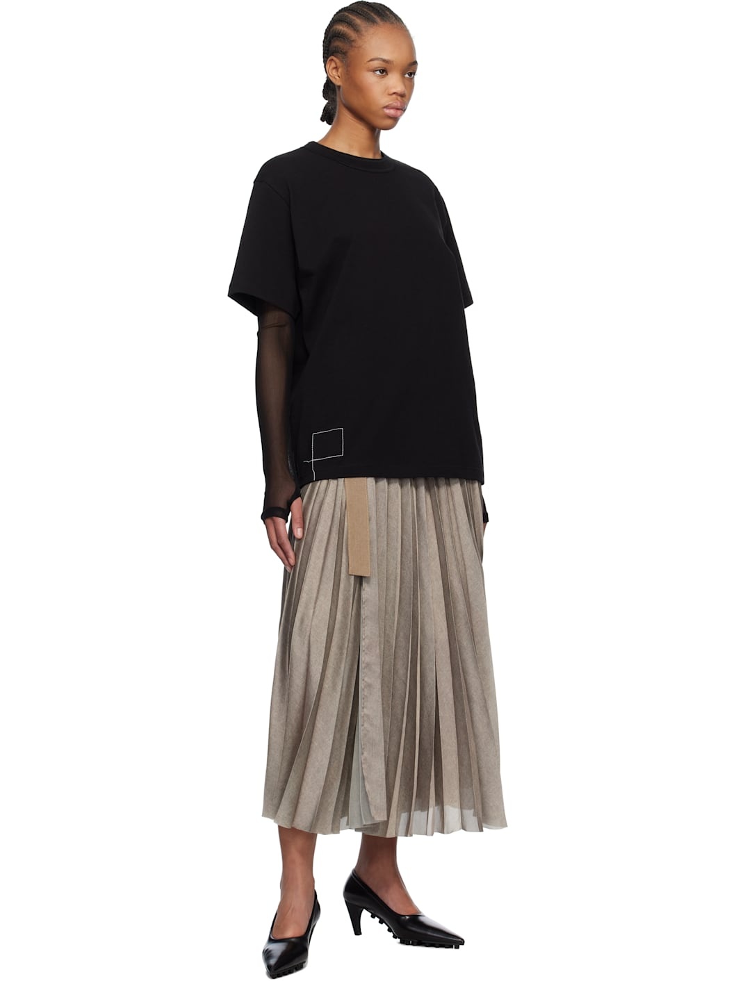 Black WTAPS Edition Print T-shirt - 4