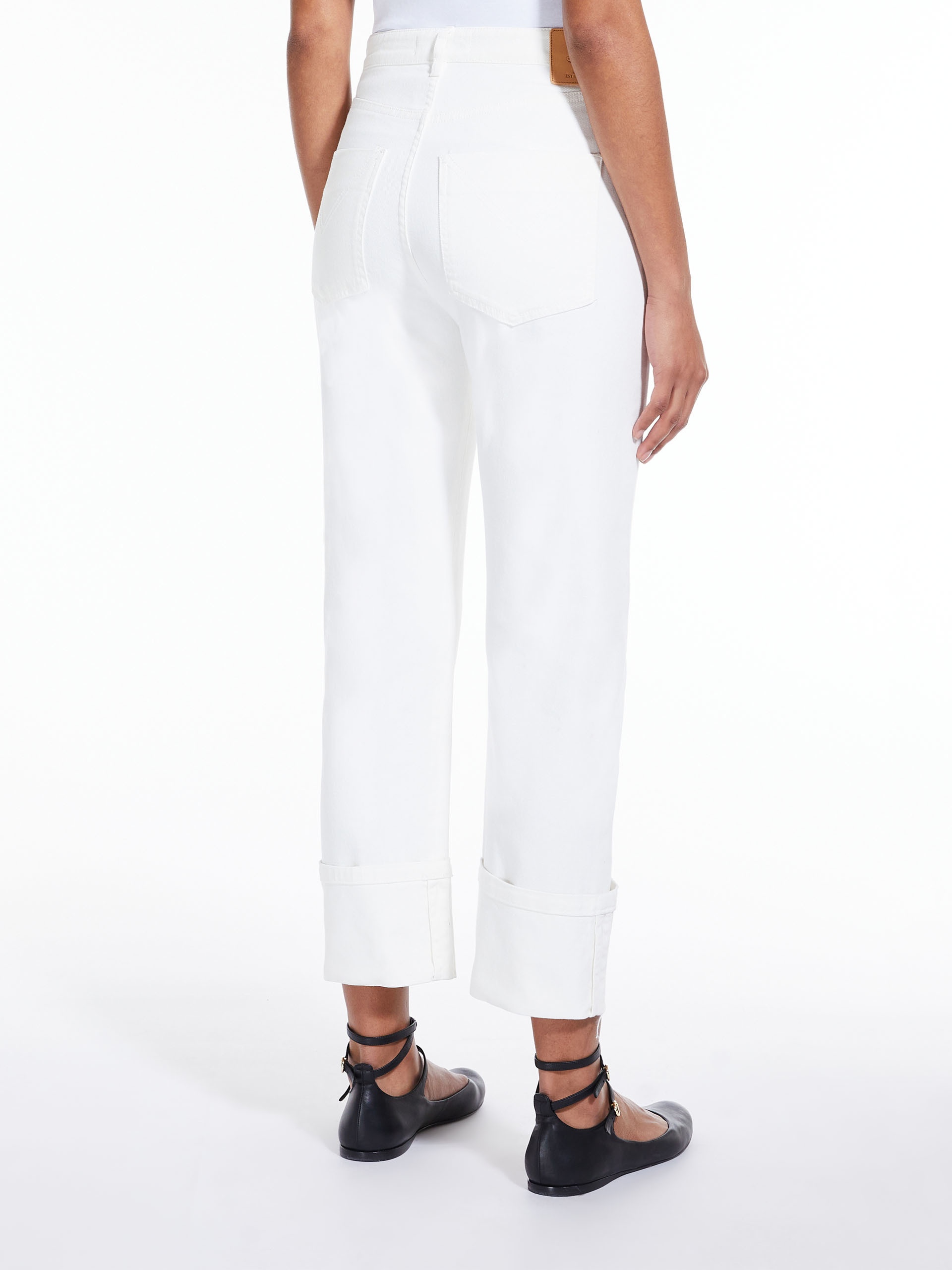DECANO Cropped jeans in stretch bull - 4