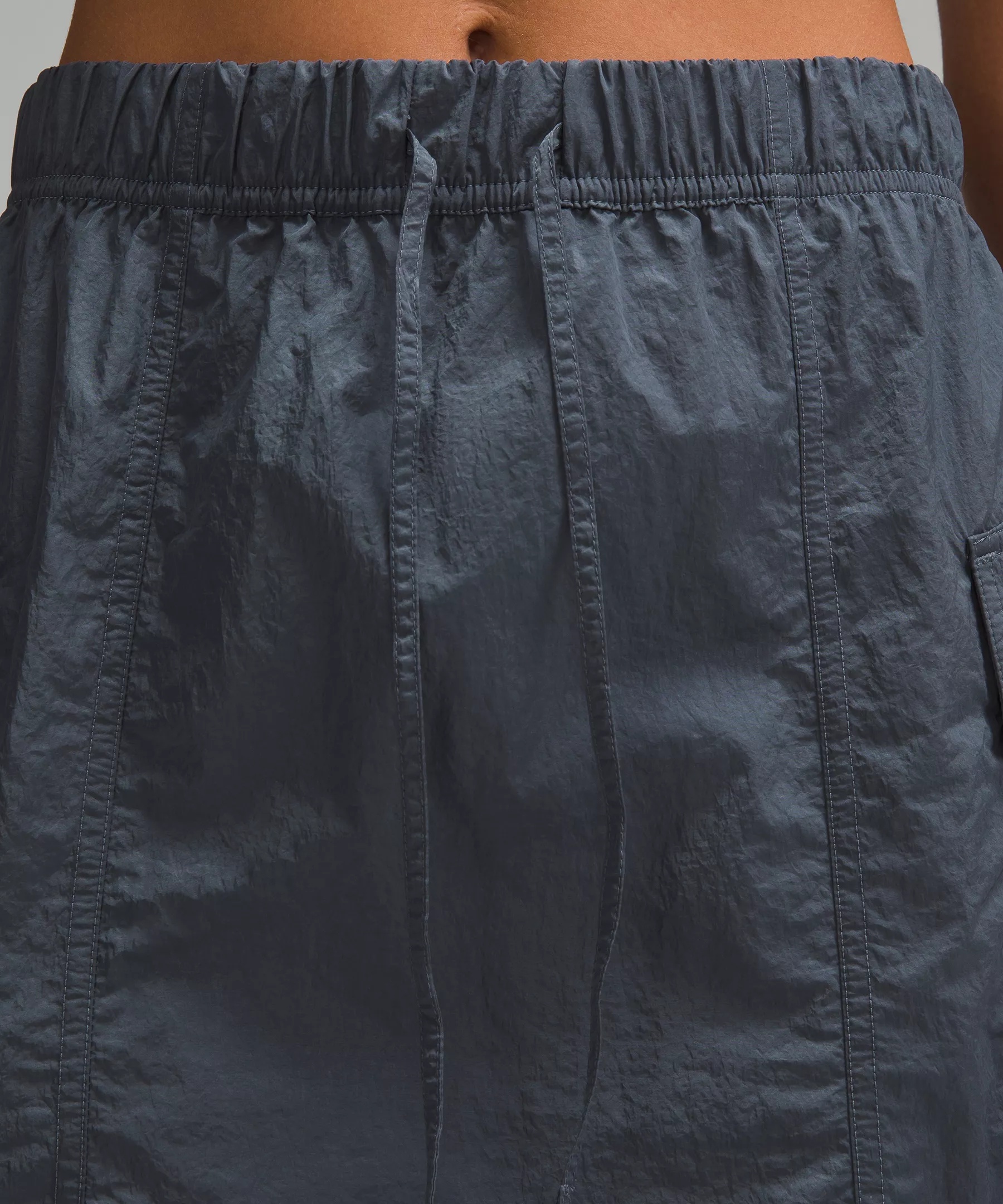 Nylon Cargo Mini Skirt - 5