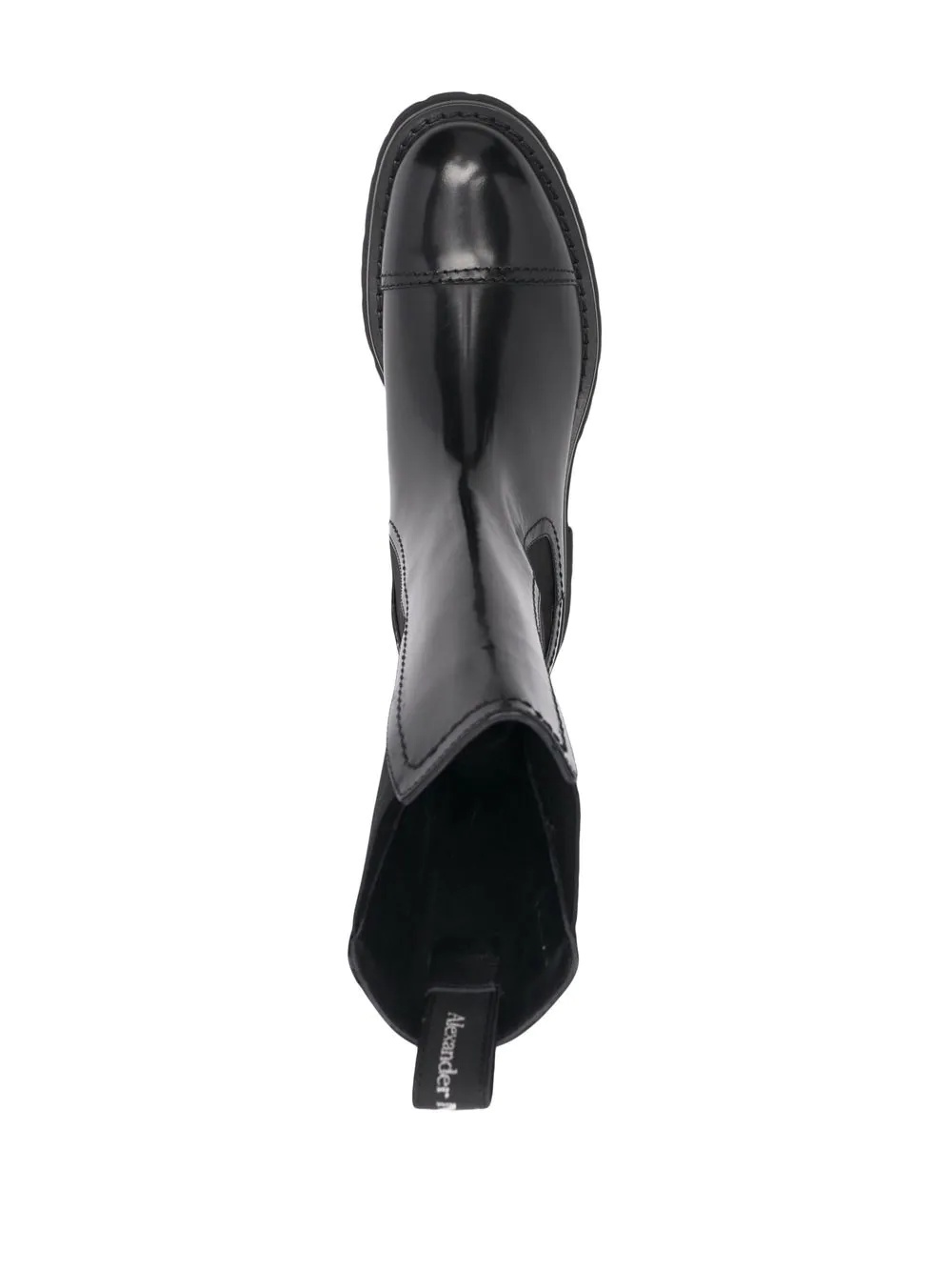 polished leather Chelsea boots - 4