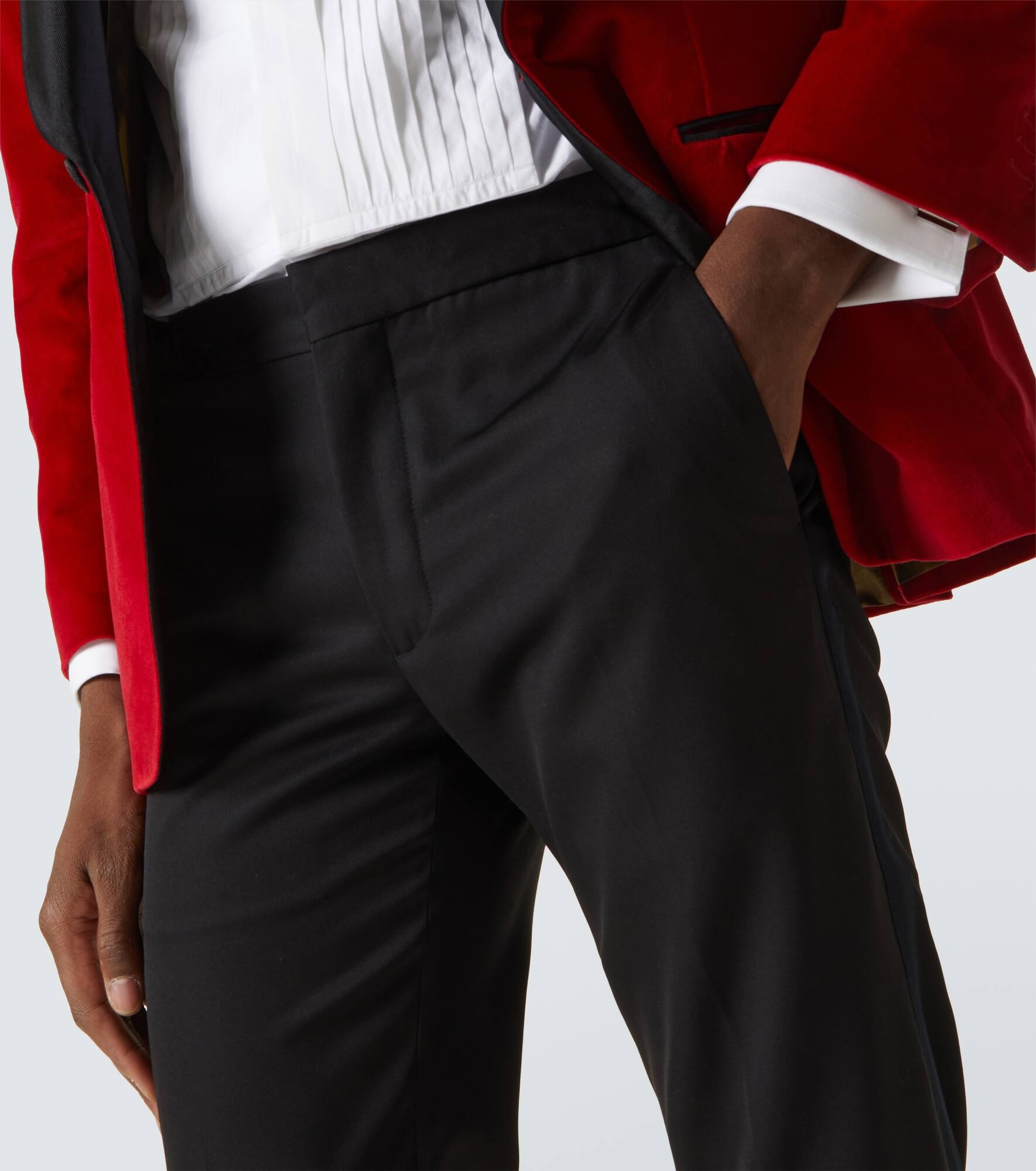 Luca wool tuxedo pants - 5