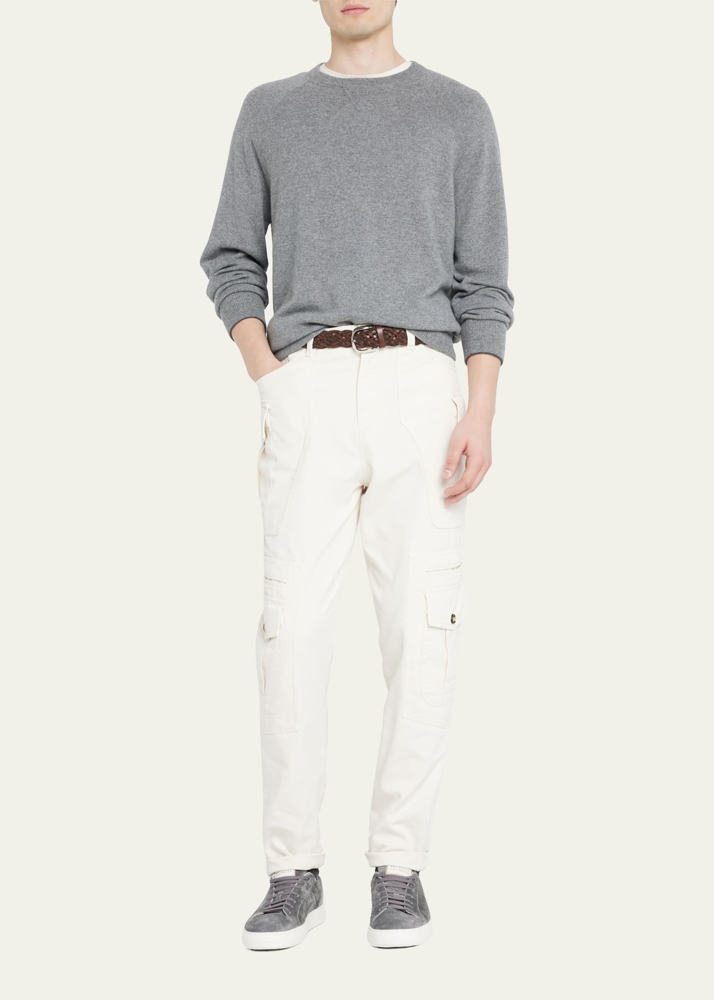 Men's Cashmere Crewneck Sweater - 2