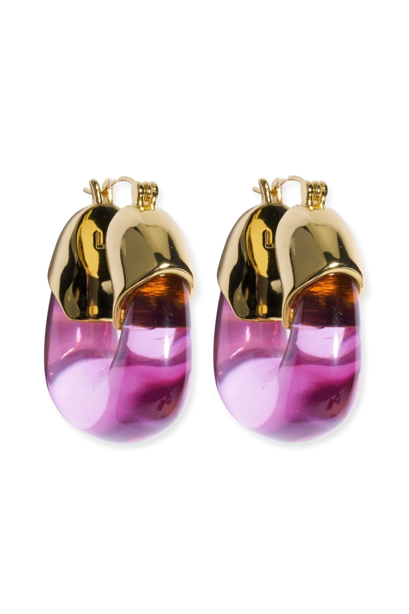 The Organic Hoops in Flamingo - 1