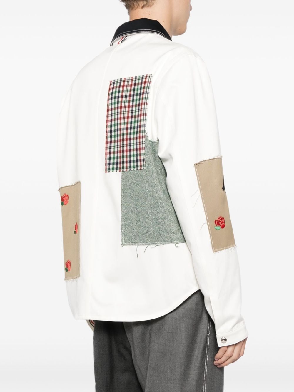 embroidery cotton jacket - 4