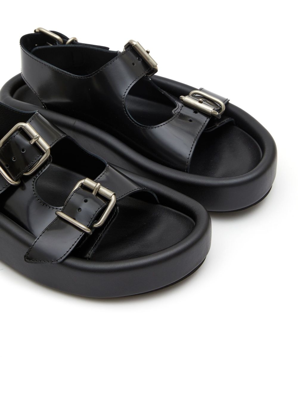 slingback leather sandals - 5