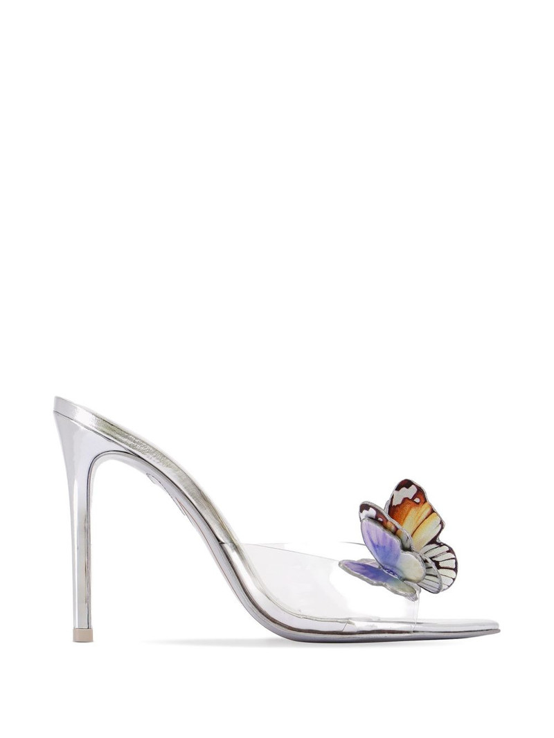 Vanessa butterfly-embellished mules 1
