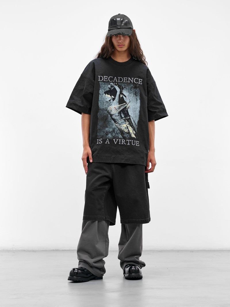 VETEMENTS Black Decadence Is A Virtue Tee outlook