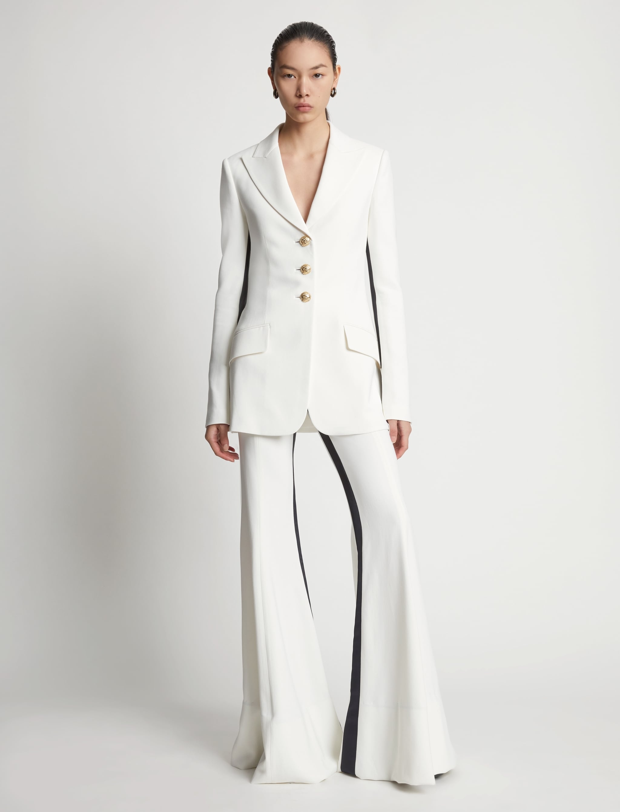 Viscose Suiting Tuxedo Jacket - 3