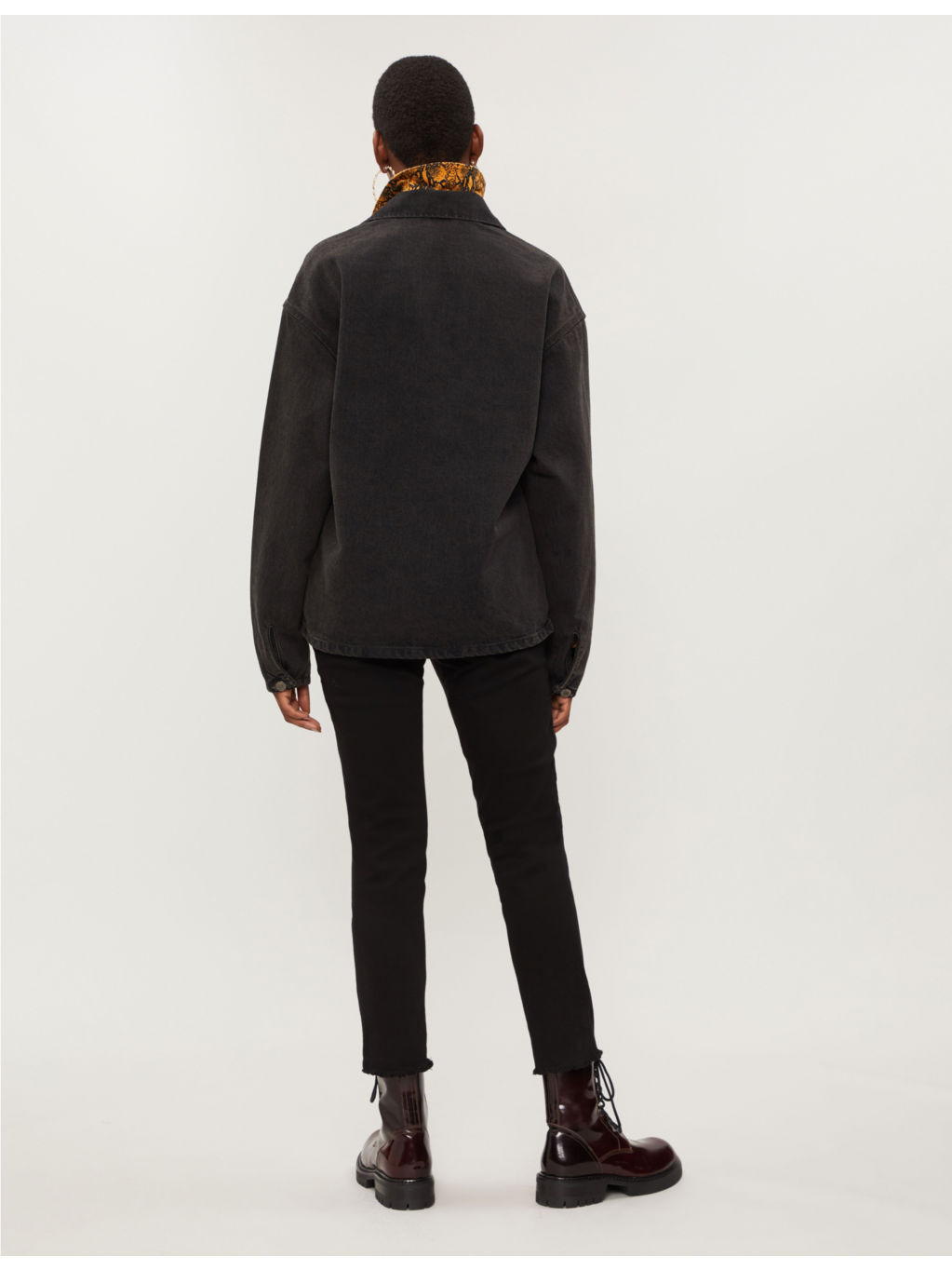 Ava raw-hem skinny high-rise jeans - 4