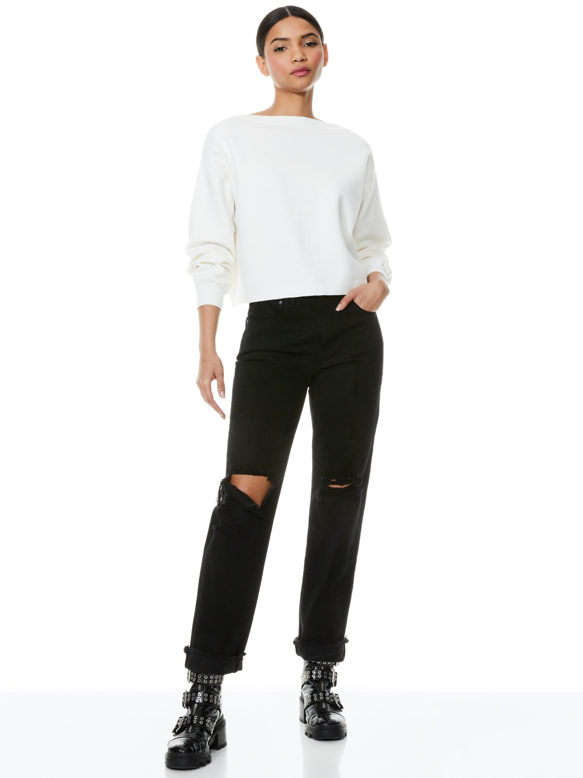 NORA REVERSIBLE DRAWCORD PULLOVER - 4