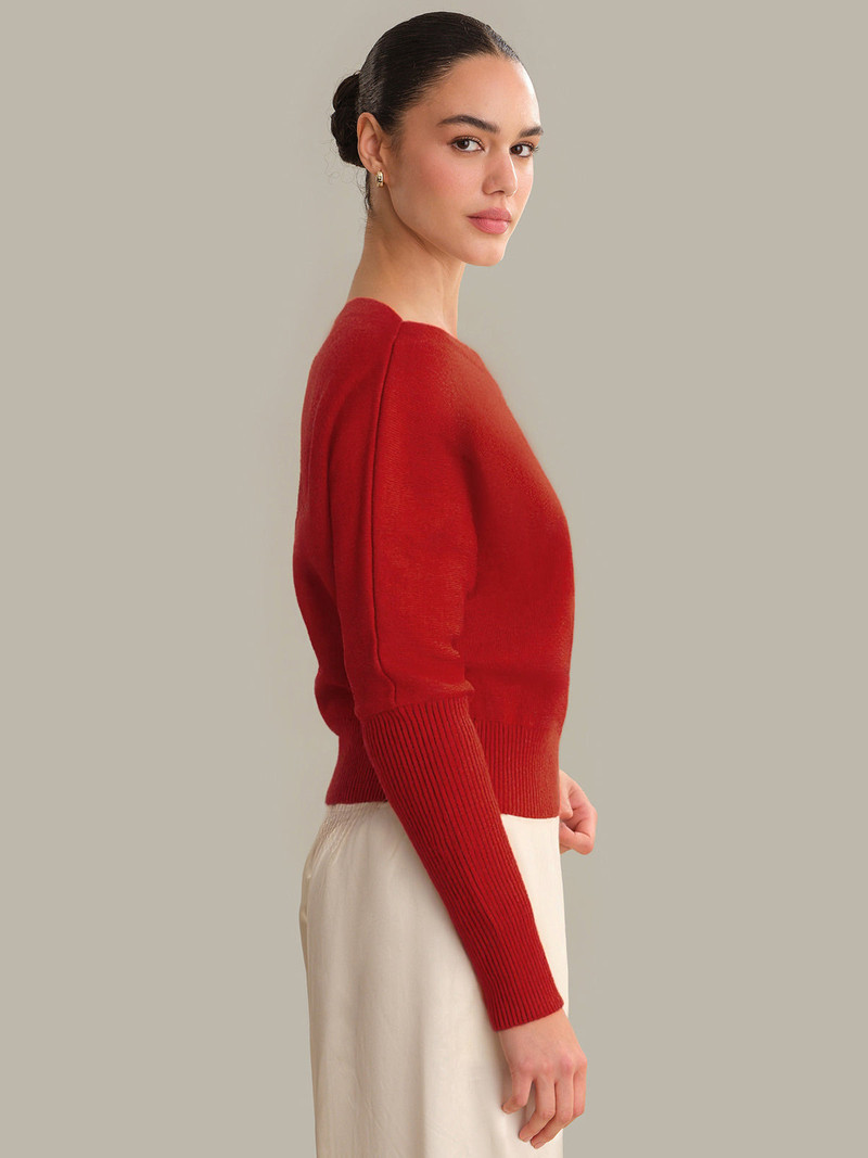 525 america Lana: Off The Shoulder 100% Cashmere Pullover outlook