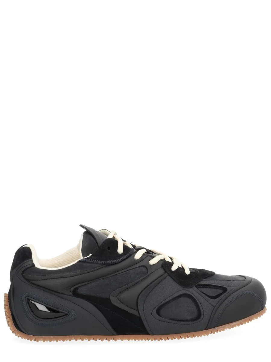 LEATHER SLOW RUNNER SNEAKER - 1