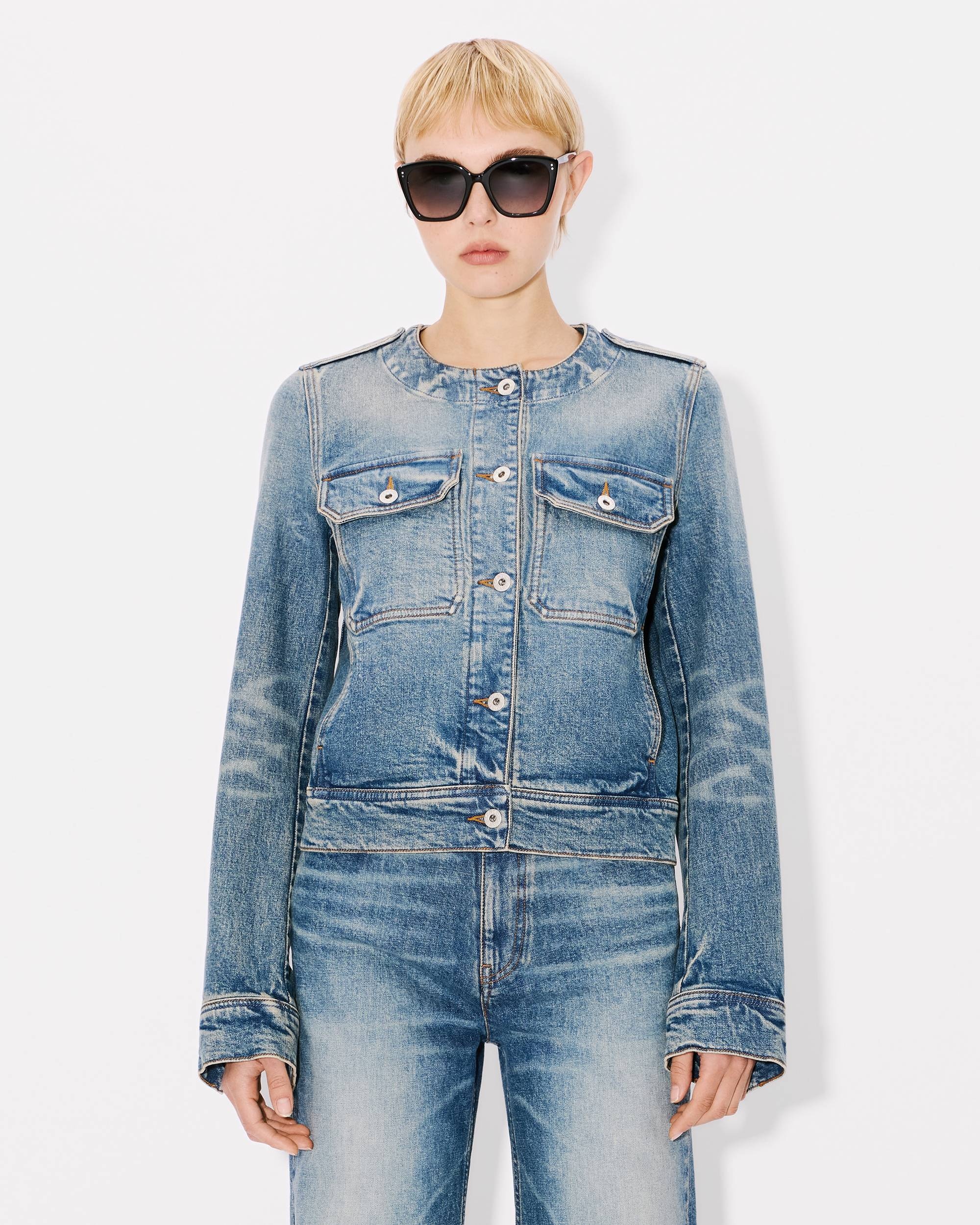Jacket in stretch japanese denim - 4