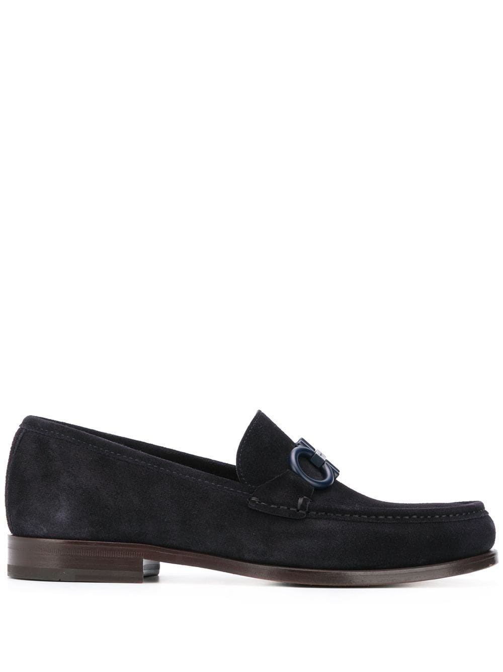 Gancini logo loafers - 1