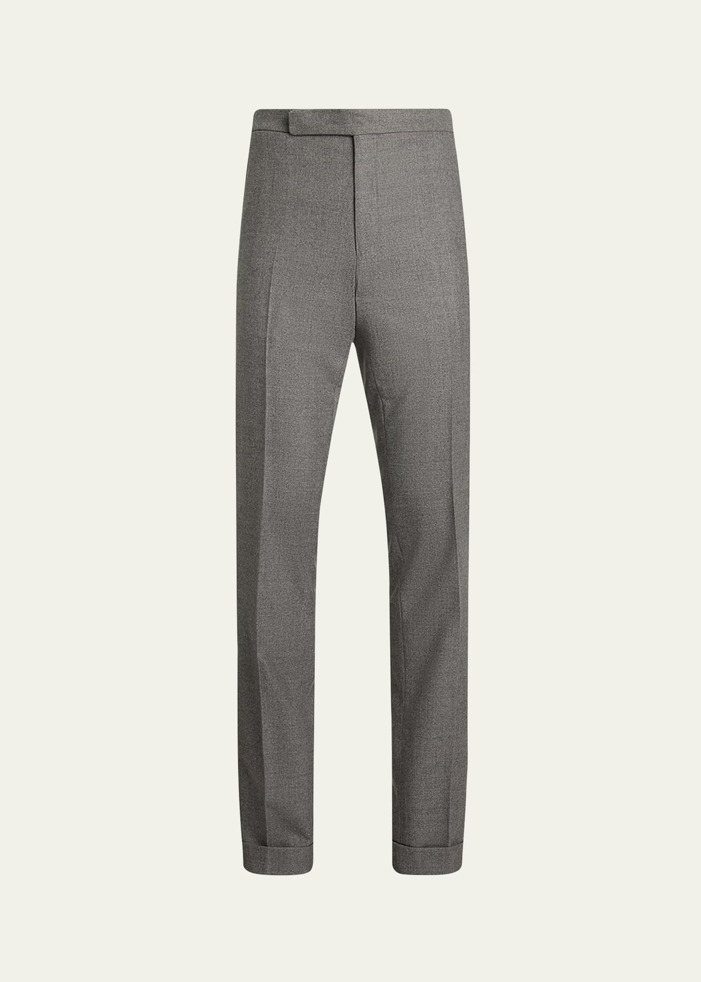 Men's Gregory Modern Flat-Front Trousers - 1