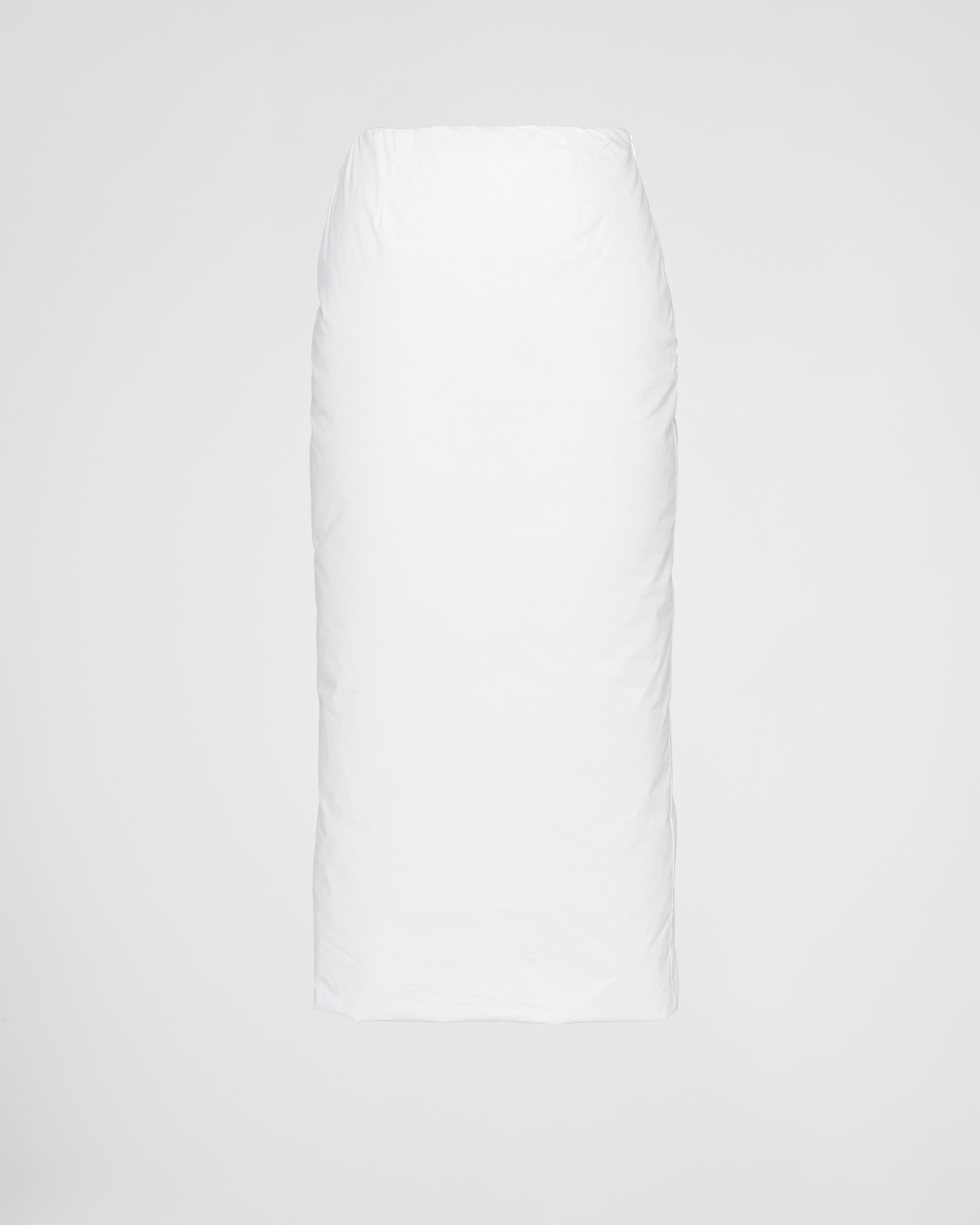 Padded cotton pencil skirt - 1