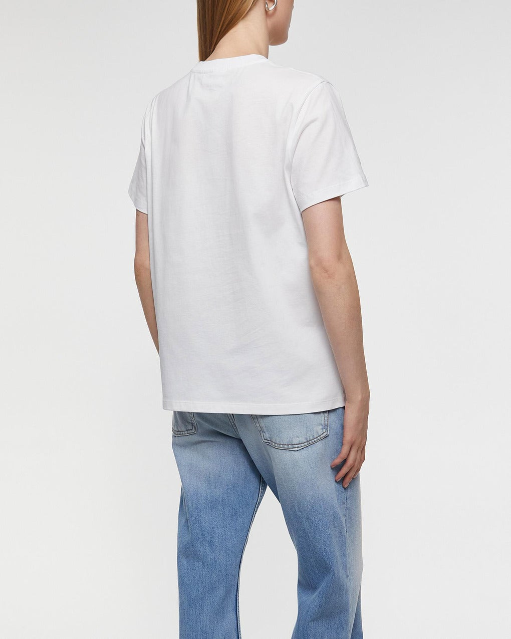 T-shirt Basic Cotton Jersey Neon Puppy White - 4