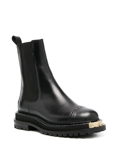 Sandro mid-calf leather boots outlook