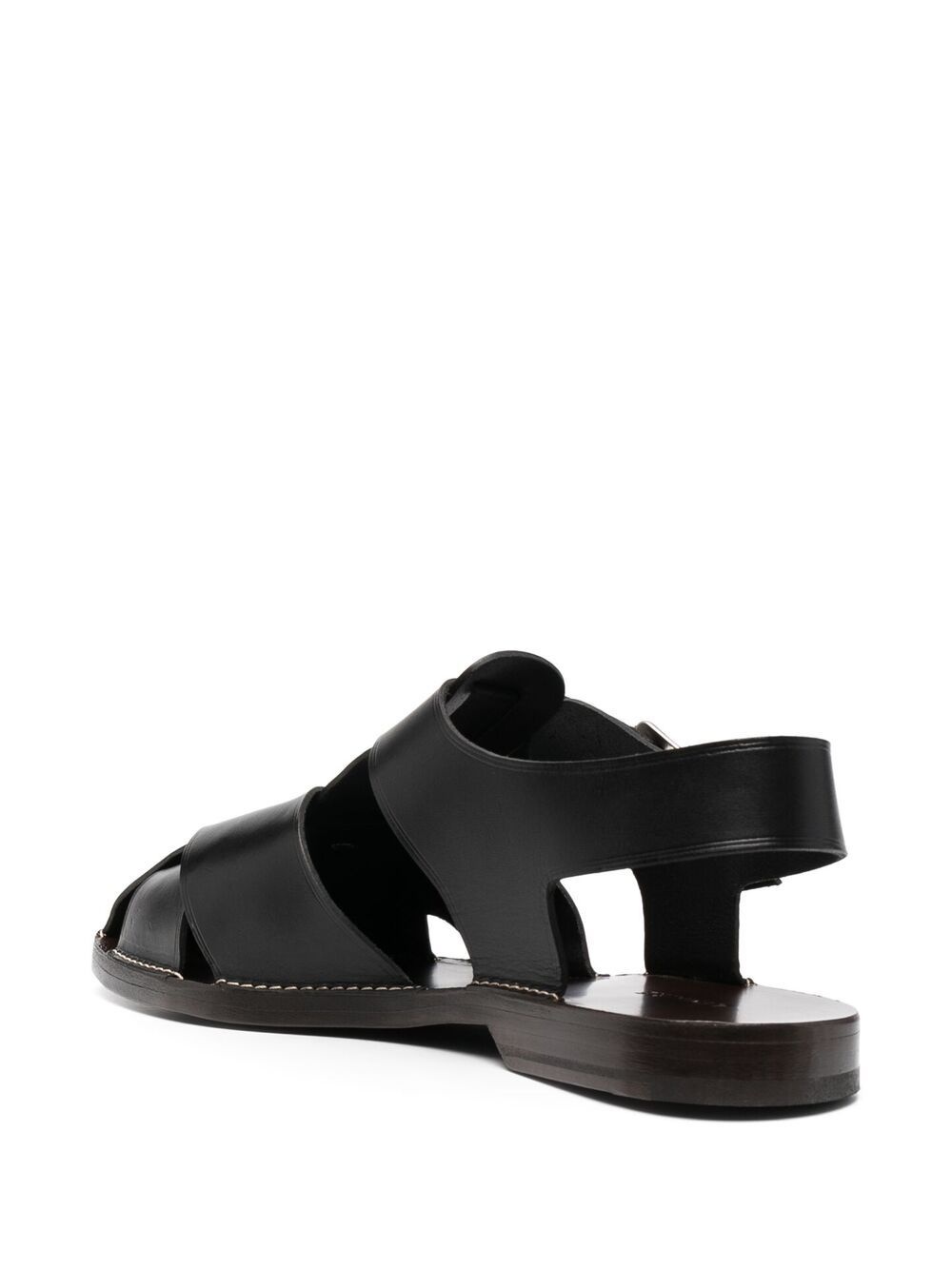 strappy leather sandals - 3