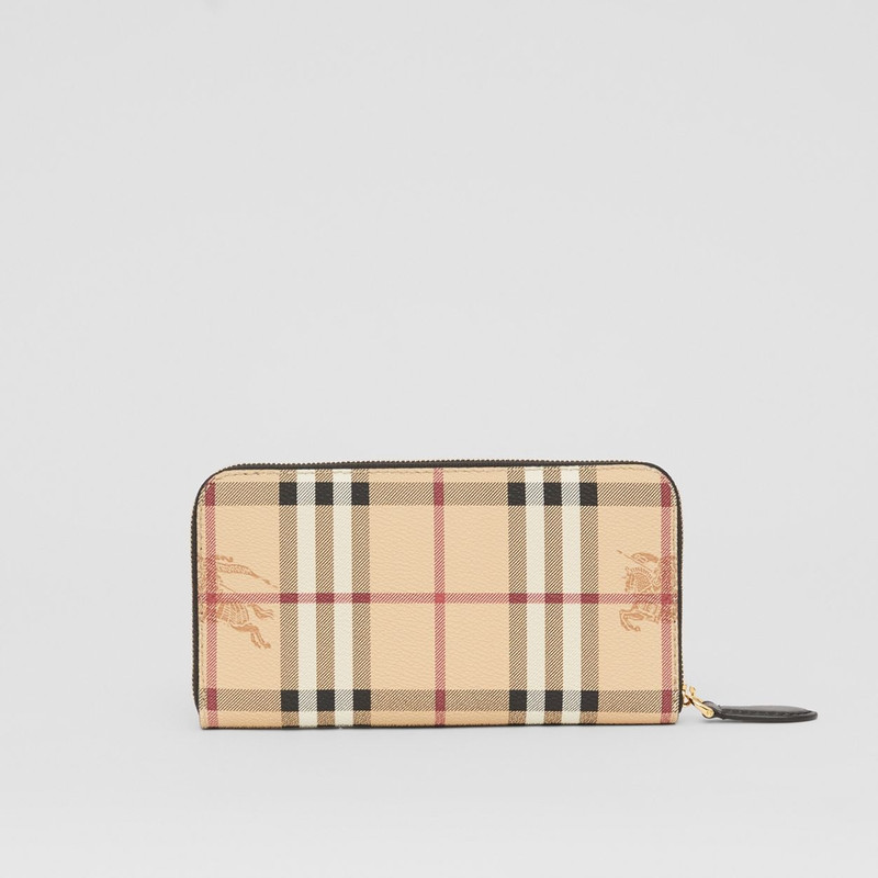 Haymarket Check E-canvas Ziparound Wallet 5
