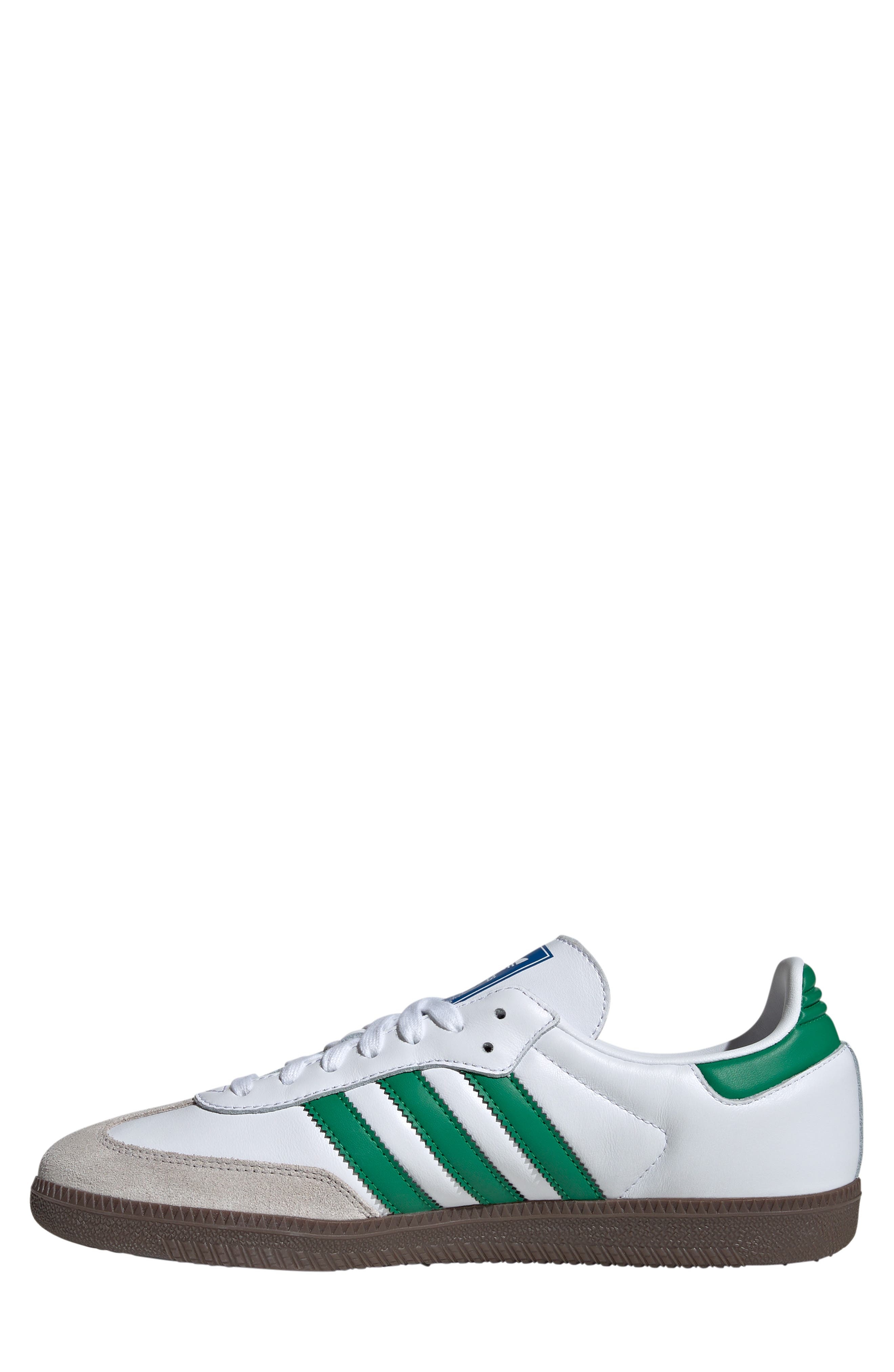 adidas Samba Sneaker in White/green/supplier Colour at Nordstrom - 6
