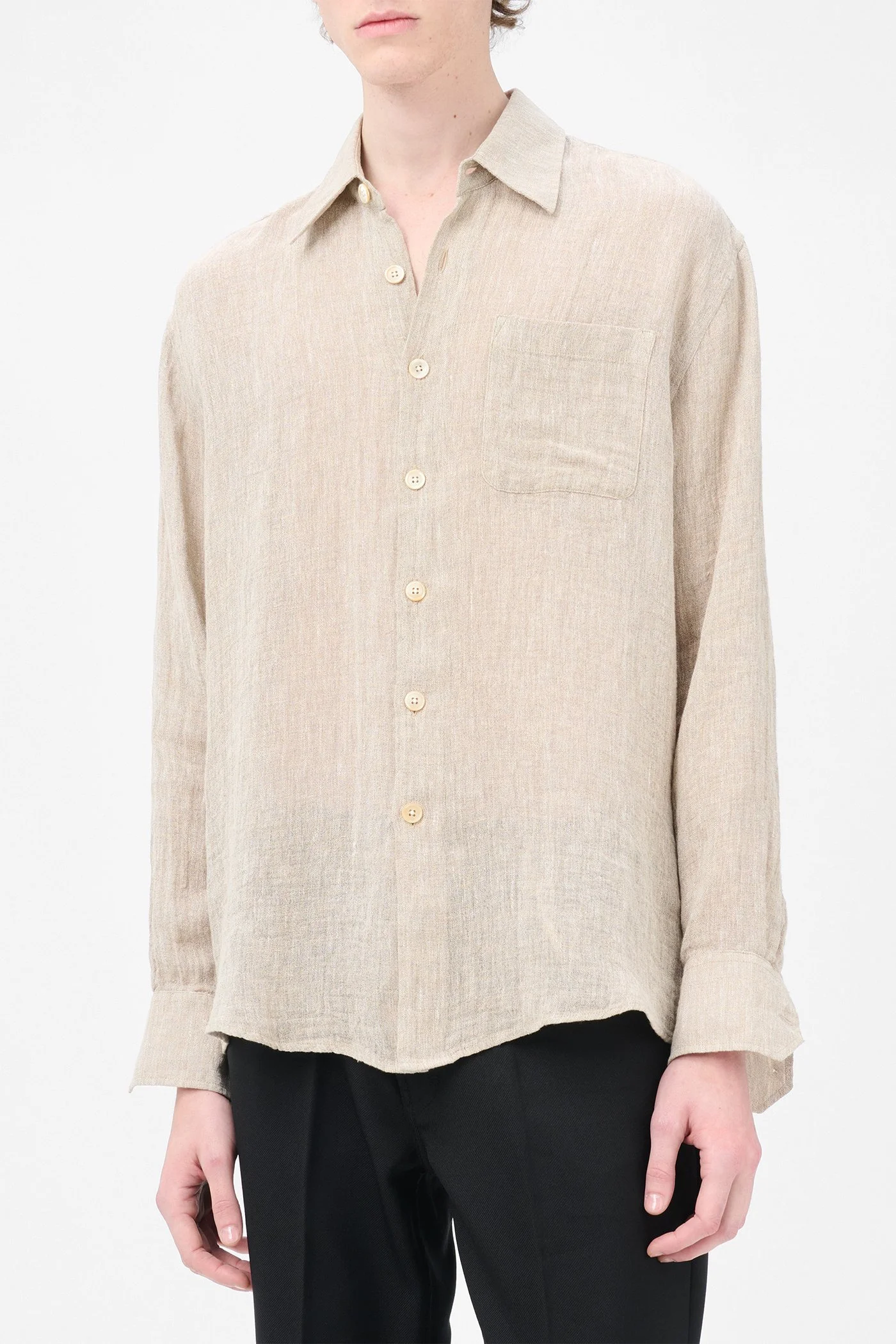 Our Legacy Above Shirt Pollen Dust Sparse Crepe Weave - M2252AP