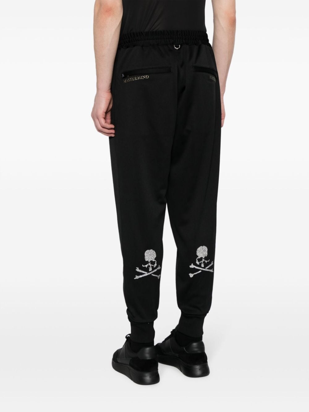 logo-print drawstring track pants - 4