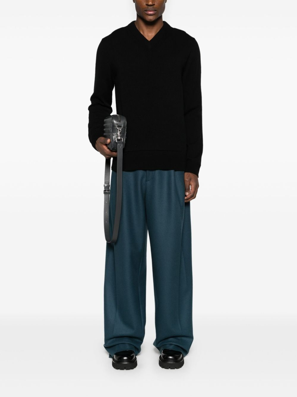 Jil Sander Men Logo Sweater - 5